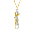 Colar Abraço Eterno – Um laço de amor banhado a ouro 18K.