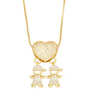 Colar Amor de Mãe Banhado a Ouro 18k